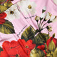 Pink Floral Print High Waist Hotpants Short