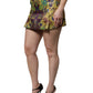 Dolce & Gabbana Multicolor Floral Jacquard Mid Waist Mini Skirt