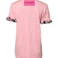 Dolce & Gabbana Pink Logo Print Cotton Crew Neck Tee T-shirt