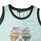 Dolce & Gabbana Light Green Graphic Print Sleeveless Tank T-shirt