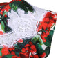 Dolce & Gabbana Multicolor Floral Lace Sleeveless Tank Top
