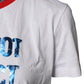 Dolce & Gabbana White Graphic Print Cotton Crew Neck T-shirt