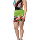 Dolce & Gabbana Multicolor Floral Patchwork Fitted Mini Dress