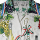 Dolce & Gabbana Multicolor Short Sleeve Silk Food Shirt Top
