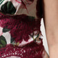 Dolce & Gabbana White Rose Print Satin Lace Tank Top Lingerie