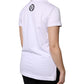 Dolce & Gabbana White Necklace Cotton Short Sleeve T-shirt