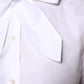 Dolce & Gabbana White Ascot Collar Long Sleeve Blouse Top