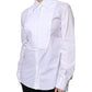 Dolce & Gabbana White Cotton Dress Collared Dress Shirt Top