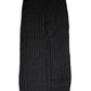 Dolce & Gabbana Black Cashmere Knitted Neck Warmer Foulard Scarf