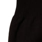 Dolce & Gabbana Brown Cashmere Knitted Neck Warmer Foulard Scarf