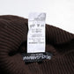 Dolce & Gabbana Brown Cashmere Knitted Neck Warmer Foulard Scarf