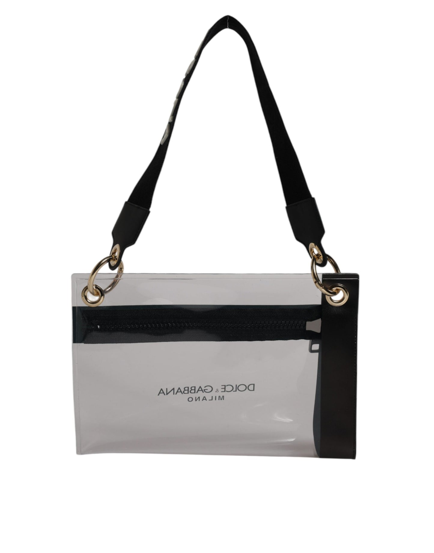 Clear PVC Leather Pouch Shoulder Strap Bag