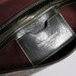 Black Brown Leopard Leather Shoulder Strap Bag
