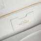 White Logo Print DG Daily Calfskin Shopping Tote Bag