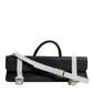 Blue White Calfskin Leather Crossbody Shoulder Bag