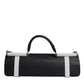 Blue White Calfskin Leather Crossbody Shoulder Bag