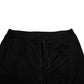 Black Cotton Crown Logo Jogger Pants