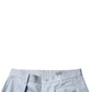 Light Blue Cotton Cargo Tapered Pants