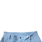 Light Blue Corduroy Cotton Skinny Denim Jeans