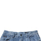 Blue Tie Dye Cotton Skinny Men Denim Jeans