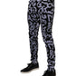 Black Logo Monogram Cotton Skinny Denim Jeans