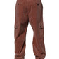Brown Corduroy Cotton Cargo Men Denim Jeans
