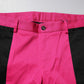 Pink Black Stripe Slim Fit Men Dress Pants