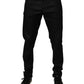 Black Cotton Stretch Skinny Men Denim Jeans