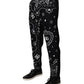 Black Logo Bandana Cotton Loose Denim Jeans