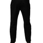 Black Logo Bandana Cotton Loose Denim Jeans
