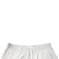 White Cotton Sweatshorts Men Bermuda Shorts