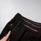 Maroon Cotton Logo Plaque Men Bermuda Shorts