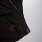 Maroon Cotton Logo Plaque Men Bermuda Shorts