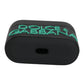 Black Orange Silicone Embossed Logo Airpods Case