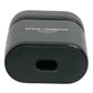 Black Calfskin Leather Logo Print Flip Holder Airpods Case