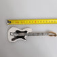 Gold Brass Logo Beaded Guitar Pin Brooch