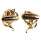 Multicolor Peacock Feathers 925 Sterling Silver Cufflink