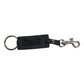 Blue Calf Leather DG Logo Silver Brass Keyring Keychain