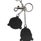 Multicolor #DGFAMILY Logo Badge Holder Keychain Keyring