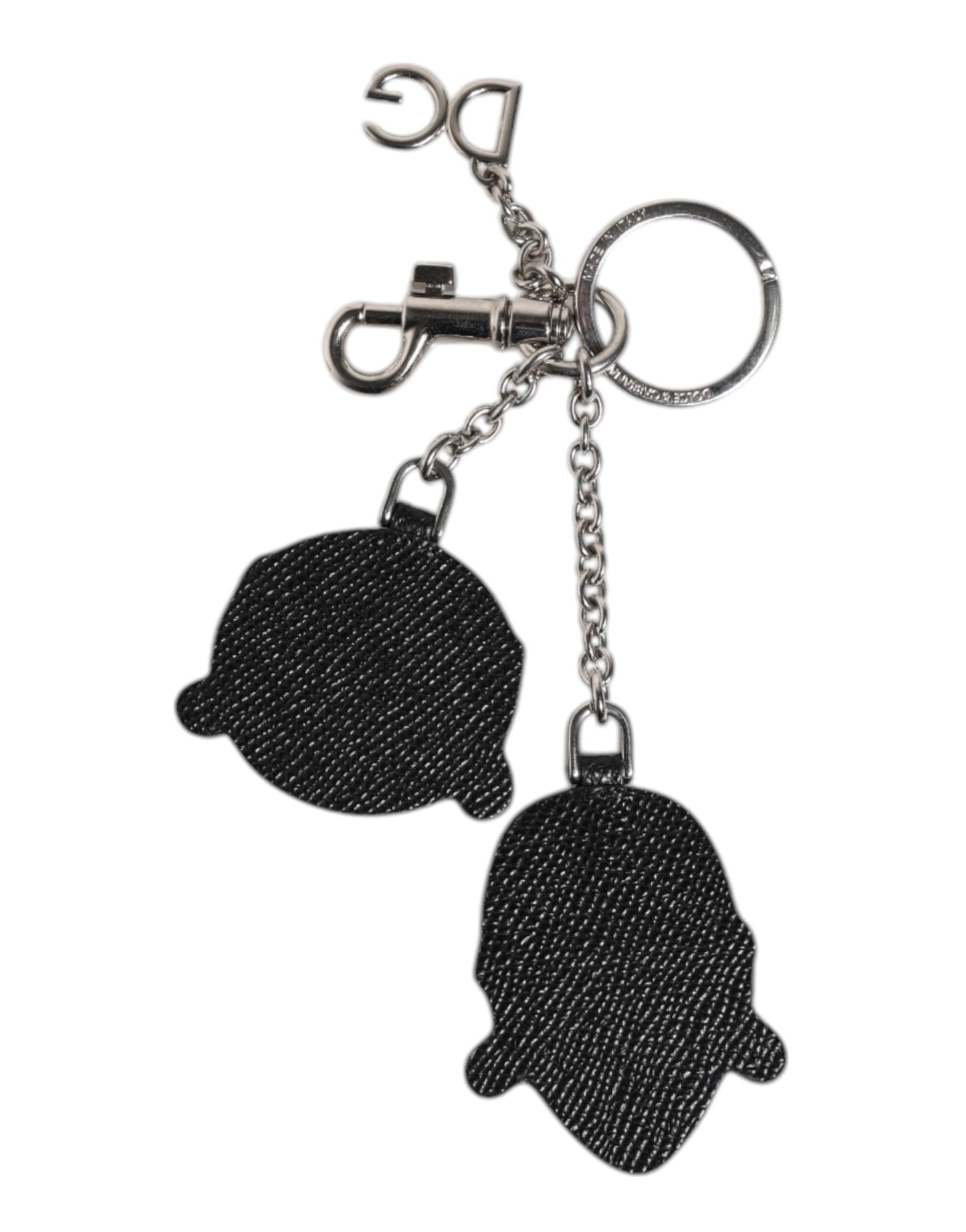 Multicolor #DGFAMILY Logo Badge Holder Keychain Keyring