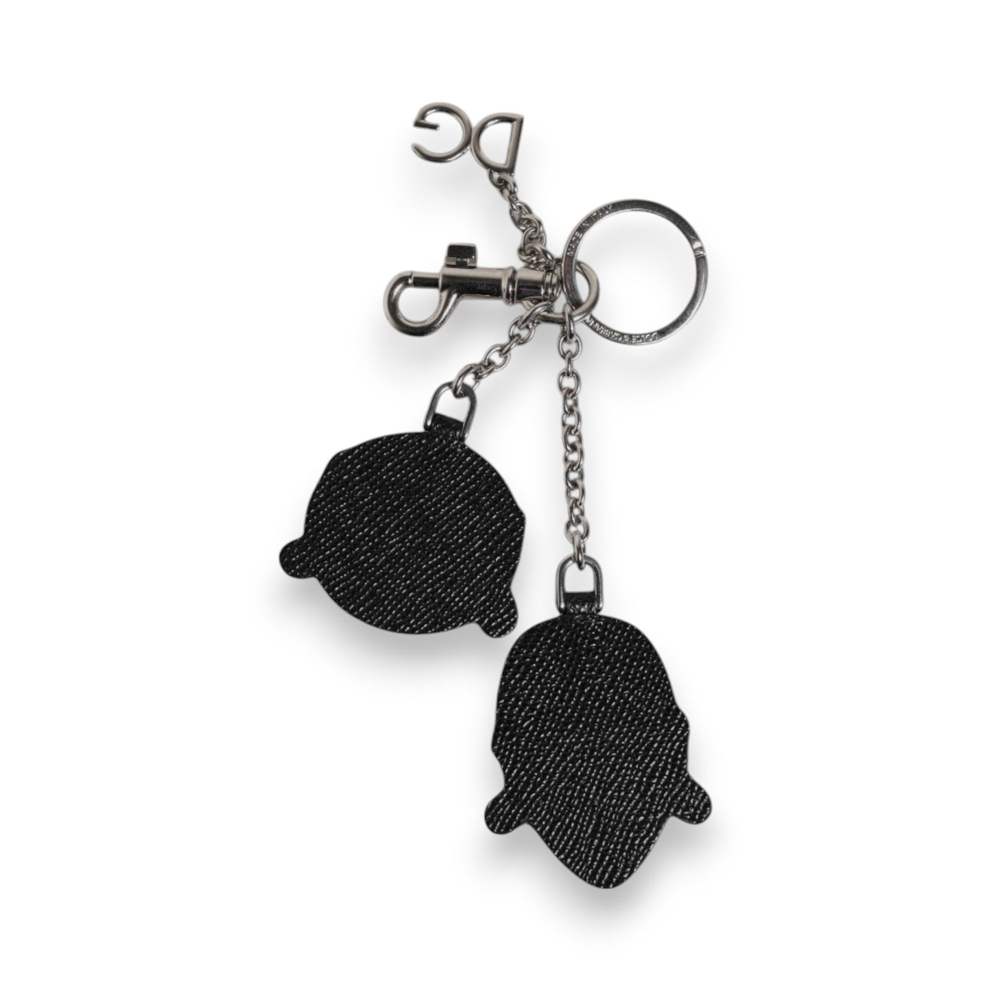 Multicolor #DGFAMILY Logo Badge Holder Keychain Keyring