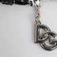 Multicolor Tape String DG Logo Keychain Polyester Keyring