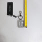 Gray Black DG Rubber Logo Silver Men's Keychain Keyring