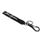 Black White DG Logo Silver Men Keychain Polyester Keyring
