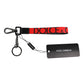 Red Logo Nylon Silver Brass Men Holder Keychain Keyring