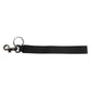 Black Logo Nylon Silver Brass Men Holder Keychain Keyring