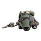 Multicolor Camouflage Animal Silhouette Keychain Keyring