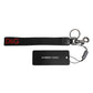 Black Logo Nylon Silver Brass Men Holder Keychain Keyring