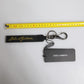 Black Logo Nylon Silver Brass Men Holder Keychain Keyring