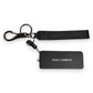 Black Logo Nylon Silver Brass Men Holder Keychain Keyring